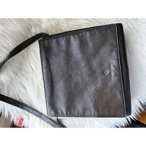 Claudio Ferrici Chocolate Brown Leather Shoulder Bag